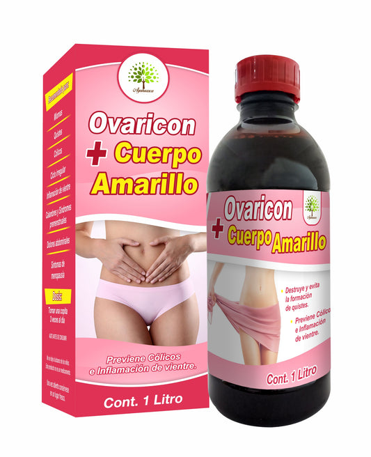 Ayahuasca Ovaricon mas Cuerpo Amarillo Tónico