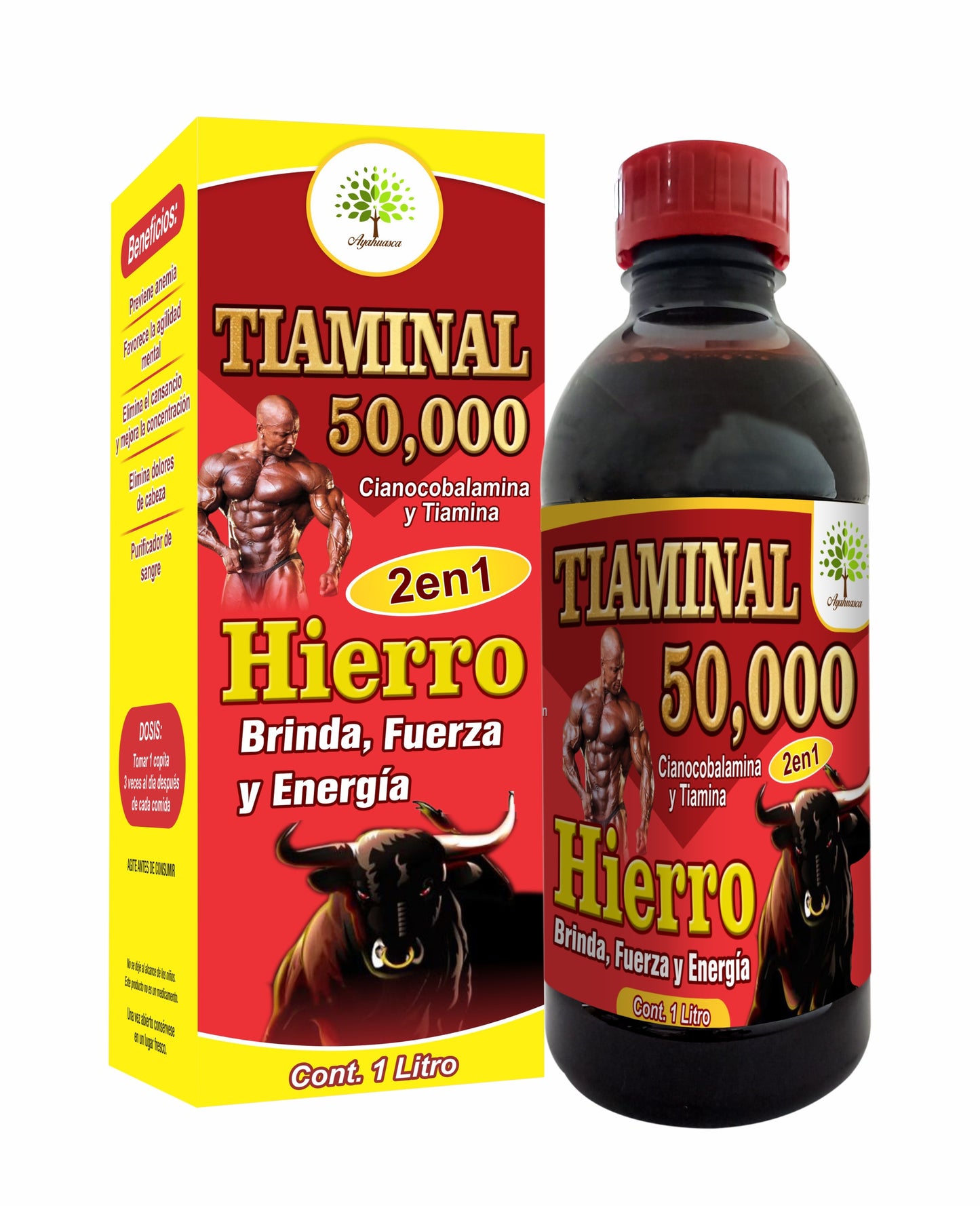 Ayahuasca Tiaminal con Hierro Tónico